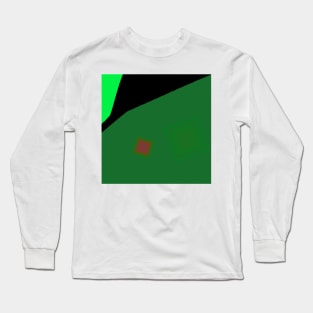 green black red abstract texture design Long Sleeve T-Shirt